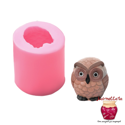 Молд силиконовый "Совенок", 5,8*5,5*5,9 см