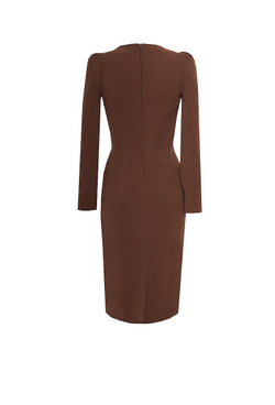 Платье с резной баской 07-15FW