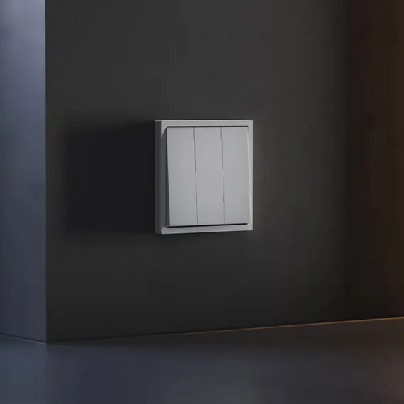 Клавиши для выключателя/переключателя трехклавишного, S70 (серый) vls000516
