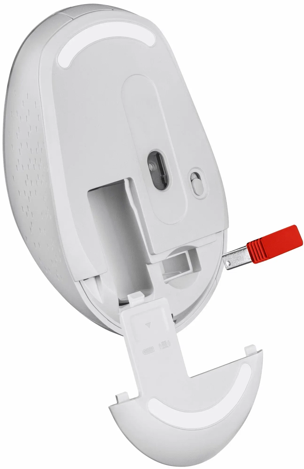 Мышь беспроводная DEFENDER Auris MB-027 USB белая