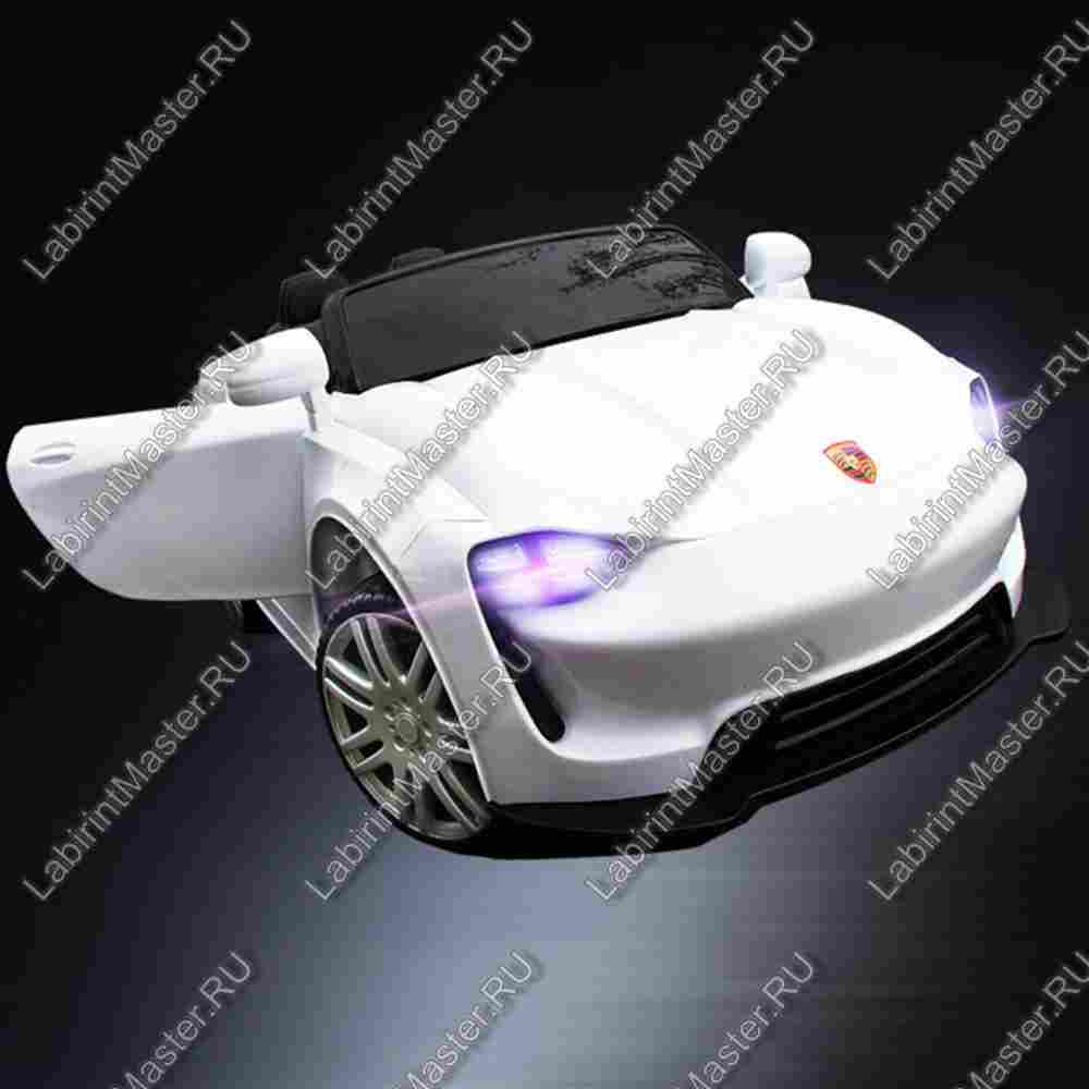 Детский электромобиль "Porshe" белый