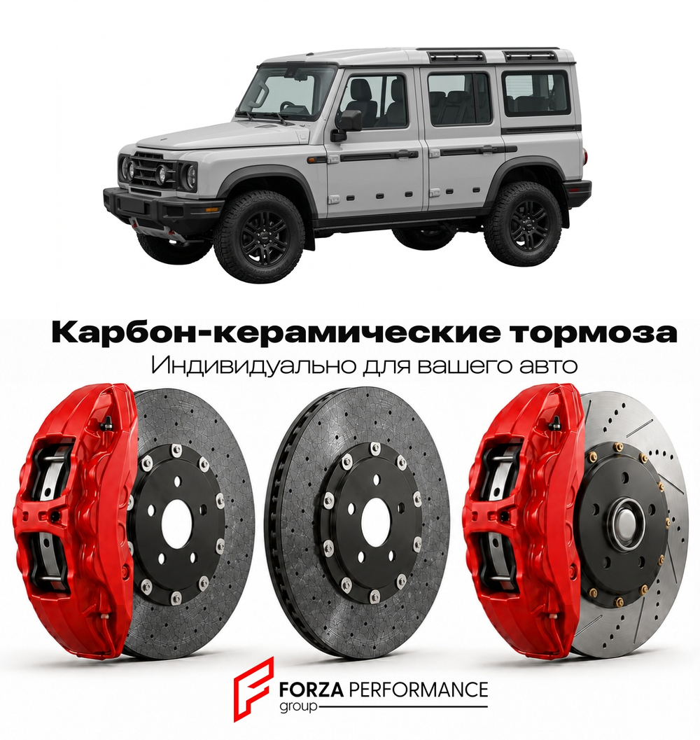 Карбон-керамическая тормозная система для Ineos Grenadier I 2022-2026 Инеос