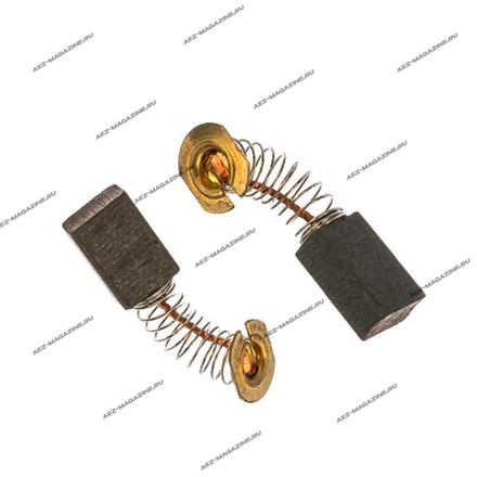 Электроугольная щетка 6х9х12Пружина, пятак (для СВ-411А) в коробочке