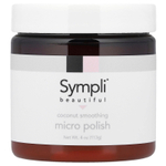 Sympli Beautiful, кокосовый скраб для гладкости кожи, 113 г (4 унции)