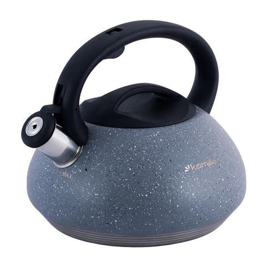 Чайник 3 л. из нержавеющей стали со свистком Kamille KM-0855