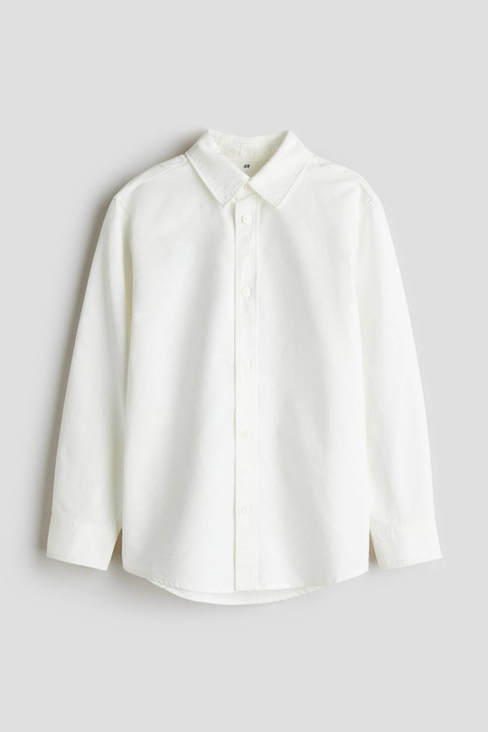 H&M Рубашка из хлопка, белый