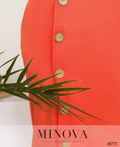 Платье 3150B-оранжевый Minova