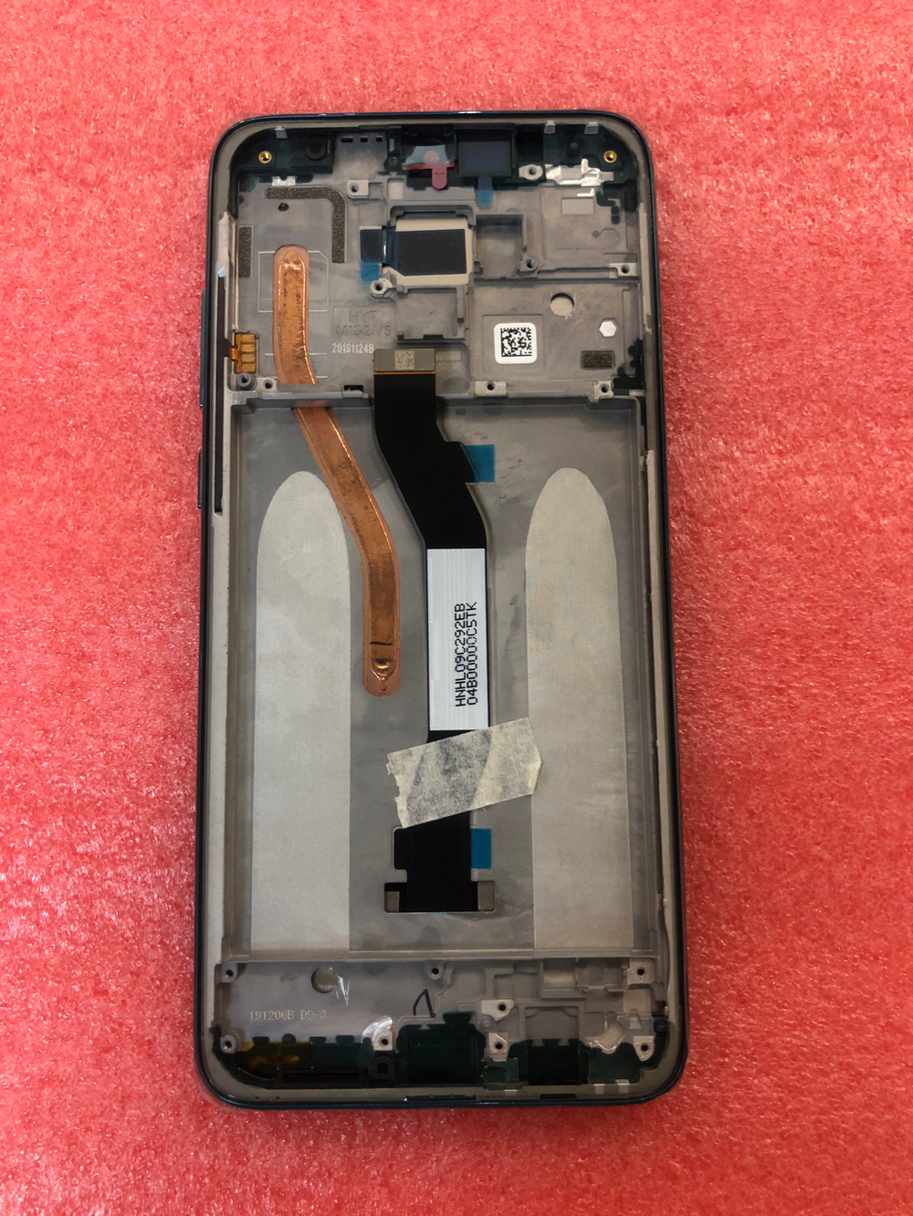 Дисплей для Xiaomi Redmi Not 8 Pro в сборе с рамкой, Оригинал
