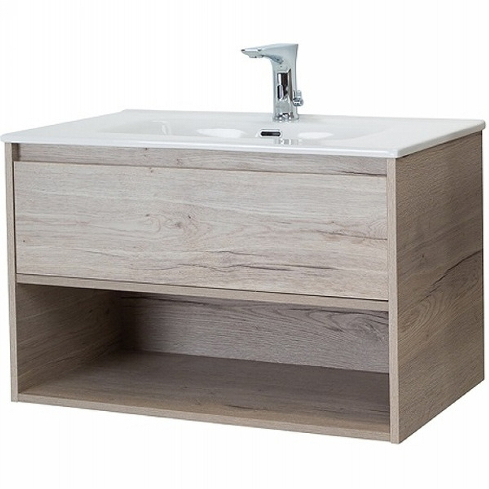 Тумба под раковину BelBagno Kraft 80 KRAFT-800-1C-SO-RGB подвесная Rovere Galifax Bianco
