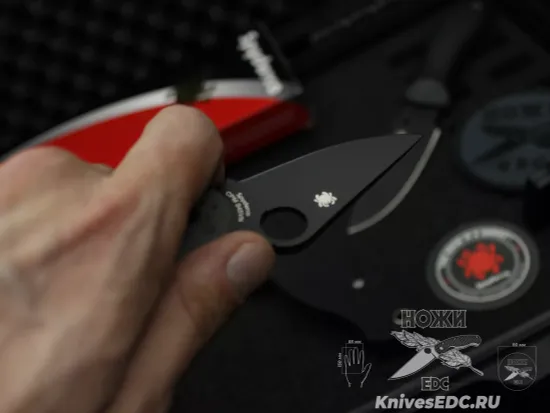 Нож складной Spyderco Para 3 223GPCMOBK c черным клинком CPM-S45VN, рукоять камуляжный  G10