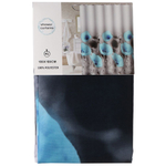 Штора для ванн 180х180 см, ПЭ, Маки голубые, STSC7328A