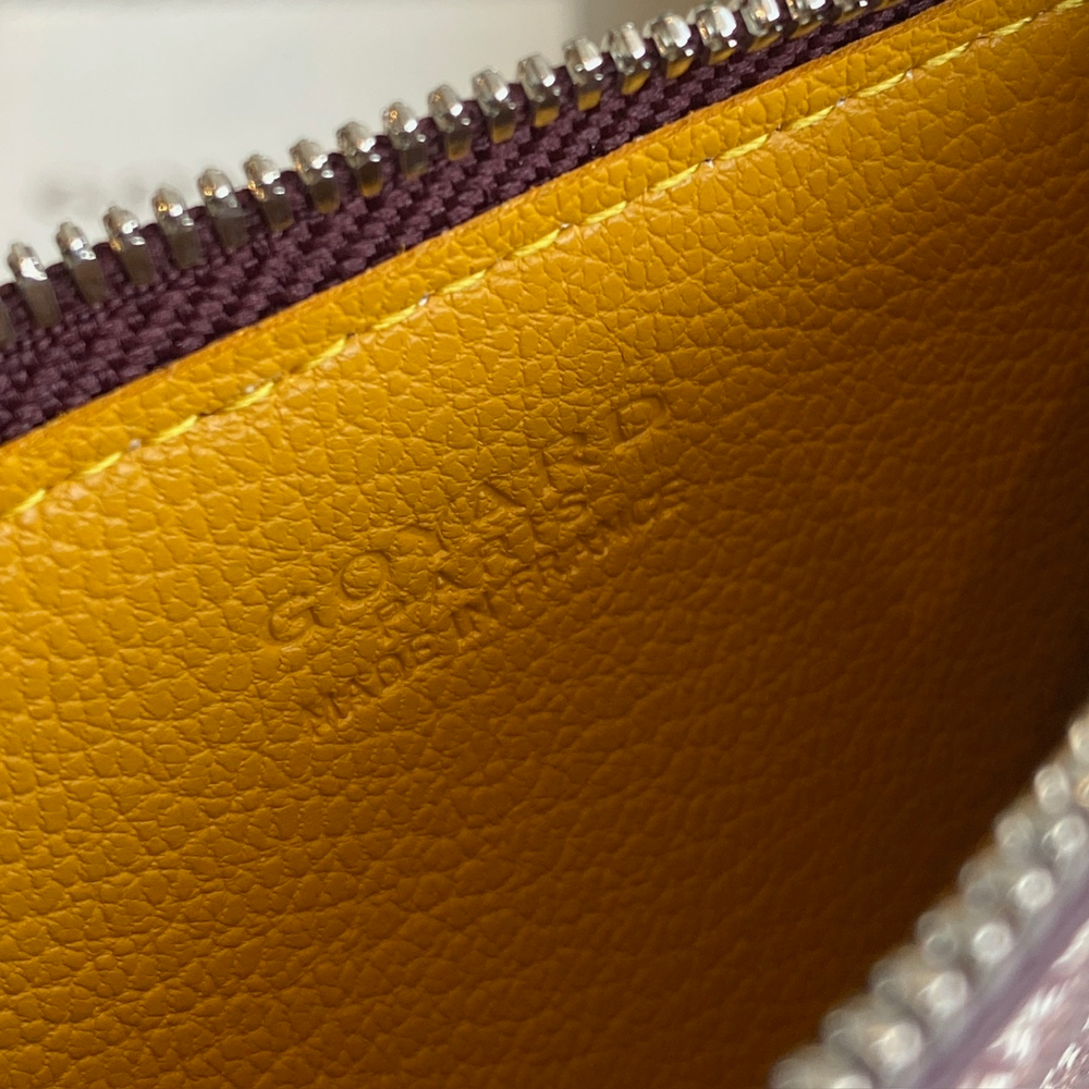 Goyard Bourbon Zipped Card Holder (11 colors)