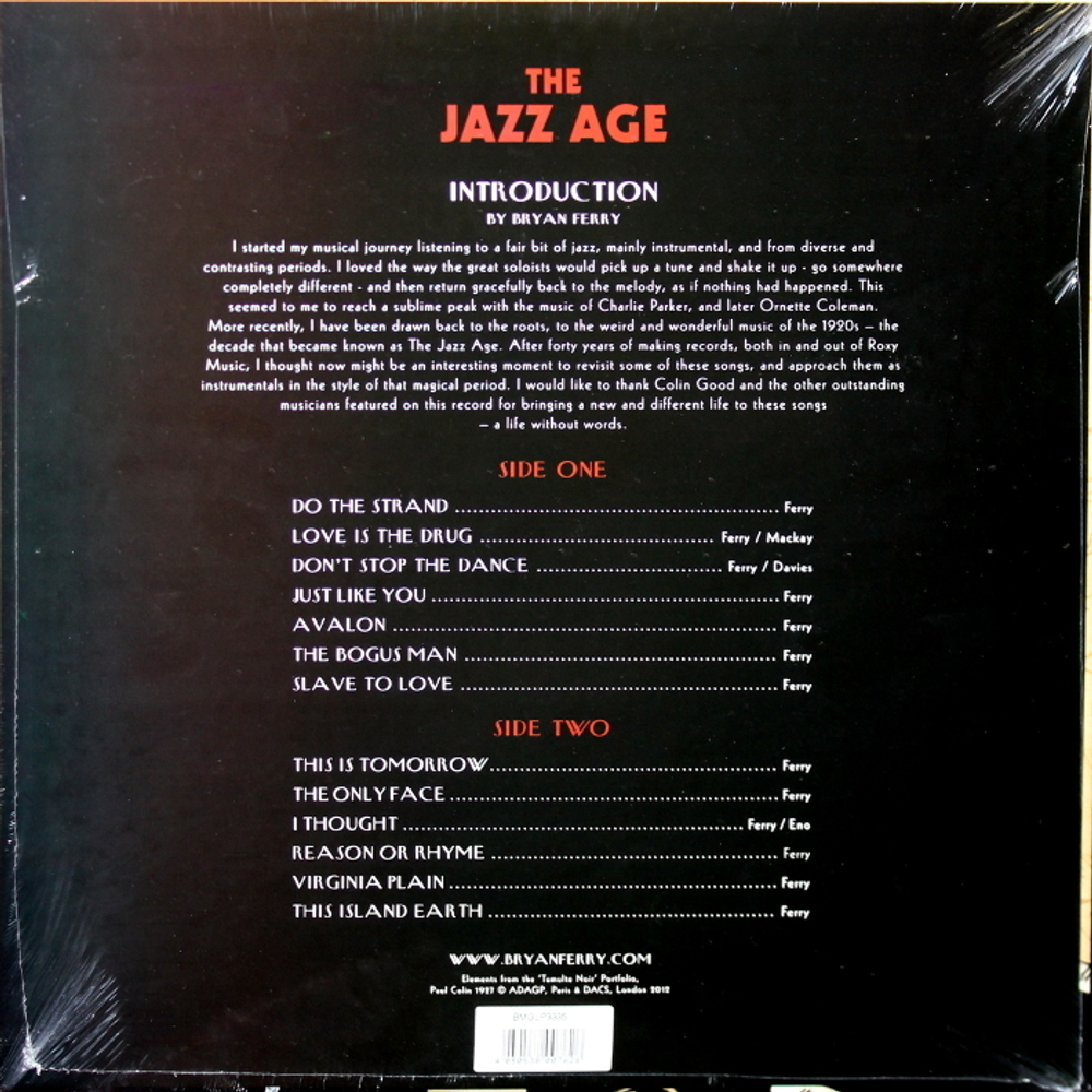 The Bryan Ferry Orchestra / The Jazz Age (LP)