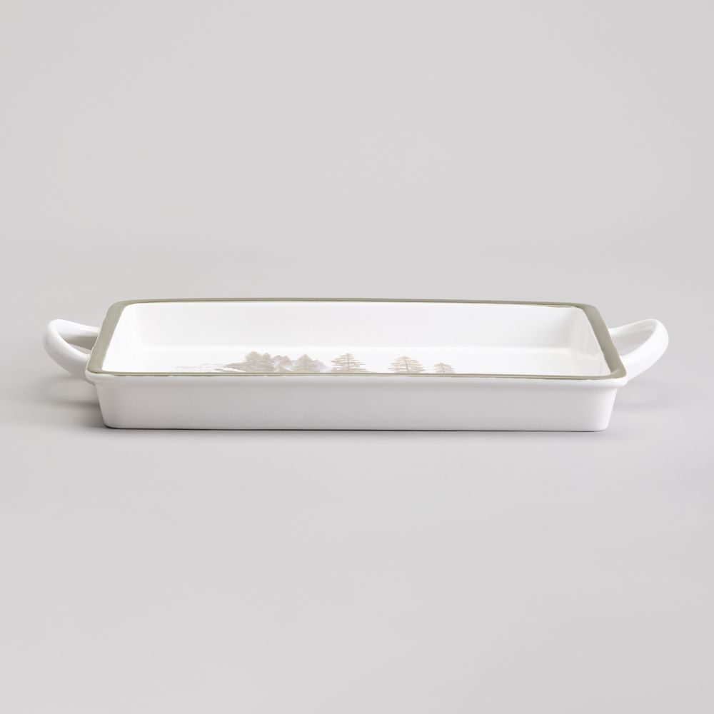 БЛЮДО С РУЧКАМИ LEFARD "FAMILY HOUSE" ПРЯМОУГ. 35,5*20*4 СМ (КОР=12ШТ.)