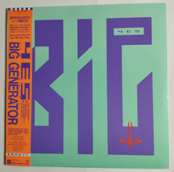 Винтажная виниловая пластинка LP Yes Big Generator (Japan 1987) (Obi)