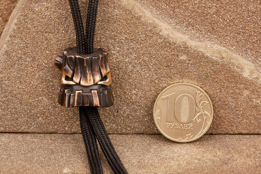 Бусина для темляка Пень (бронза) от мастерской Братьев Пешковых