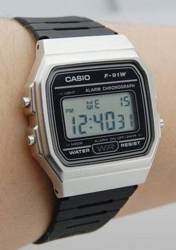 Наручные часы Casio F-91W-1DG - купить 