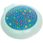 Расческа массажная складная с зеркалом, круглая «Monaco - Princess», микс 4 цвета, 7 см (коробка PVC)