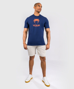 Футболка Venum Classic Navy Blue/Orange