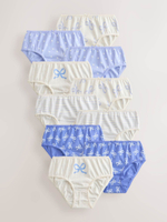 Трусы для девочки Next E87-111, 10 шт., Белый, Синий