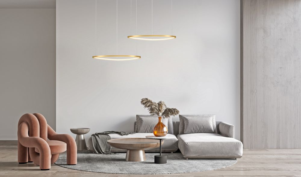 Светильник светодиодный подвесной Maytoni Glint MOD072PL-L28BS3K