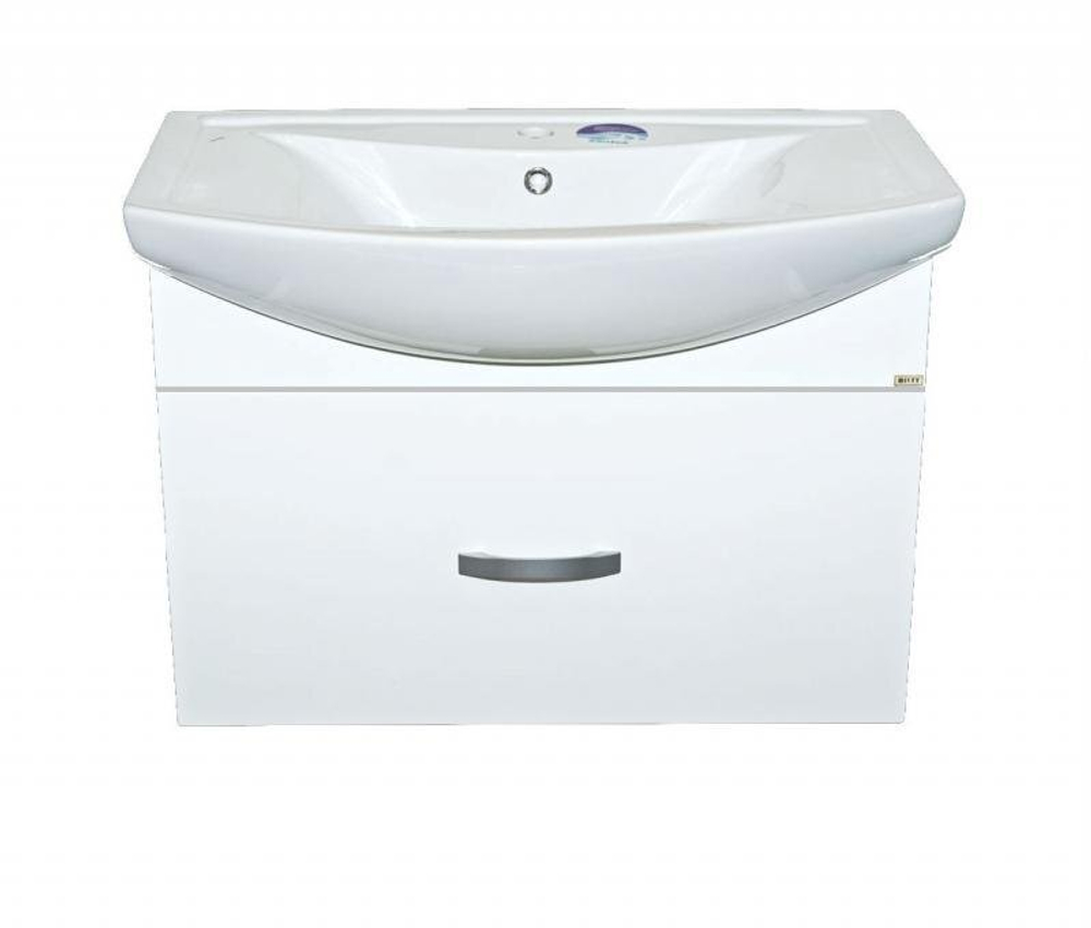 Тумба MISTY Балтика - 80 подвесная с 1 ящ. c умывальником