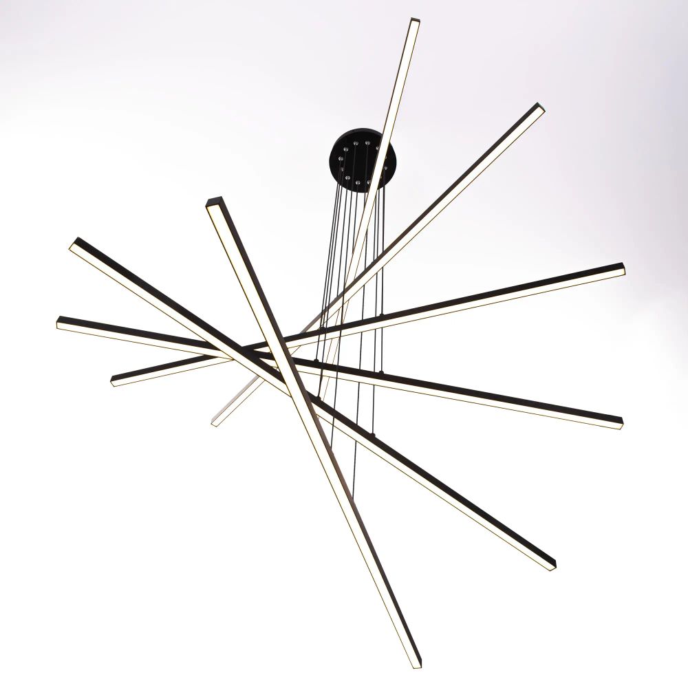 Citilux Стиг CL203261 LED Люстра подвесная с пультом Чёрная