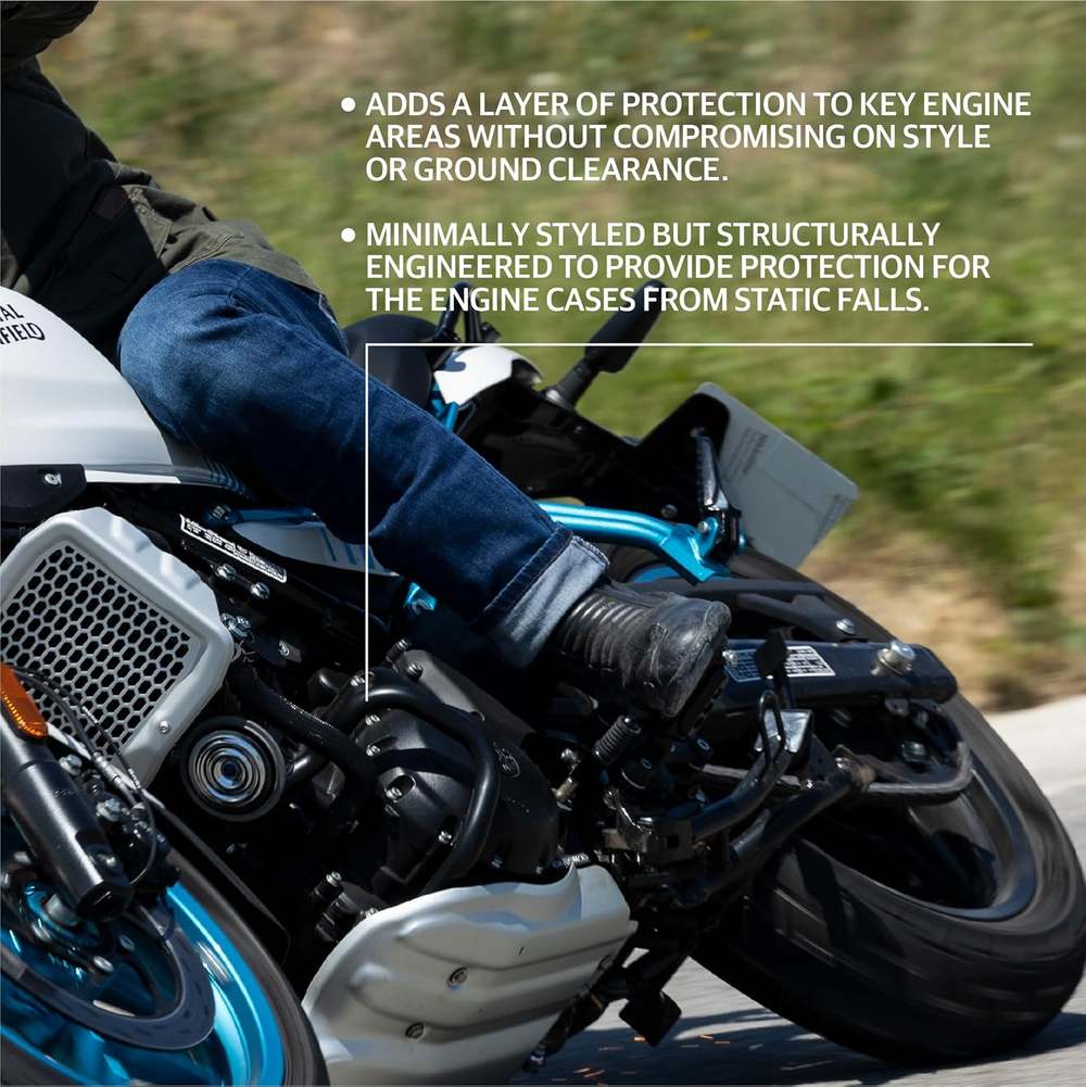 Защитные дуги компактные , Royal Enfield, черные. Guerrilla 450, Himalayan 450