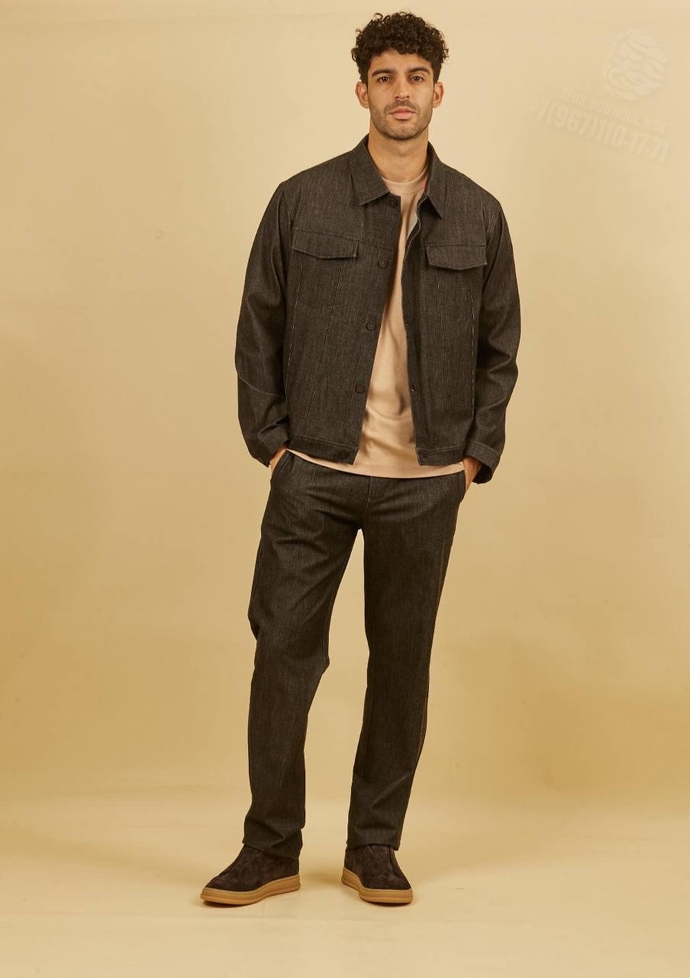 Джинсовый костюм Kiton