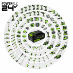 Аккумулятор GREENWORKS High Power G24HP5, 24V, 5Ач (2957807)