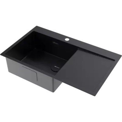 Кухонная мойка Omoikiri Akisame 86-L Side-GB нерж. сталь/графит