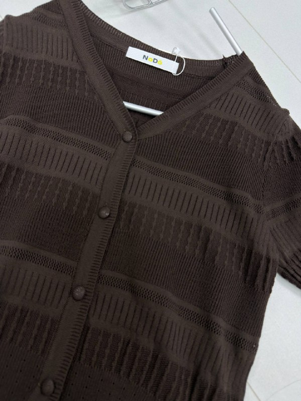 Футболка-поло женская артикул 09028 цвет "шоколад"