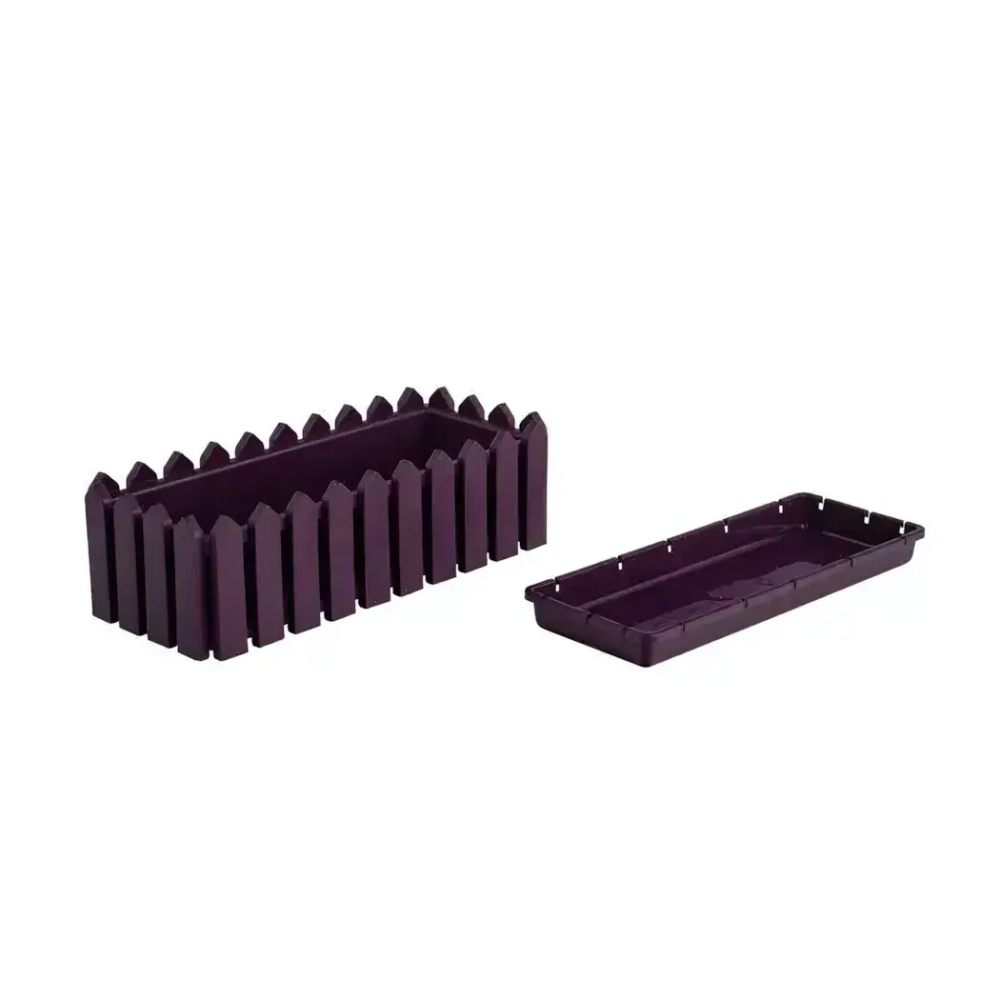 Кашпо Лардо прямоугольное лиловый 468х170мм