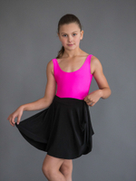 Черная юбка для танцев на завязках