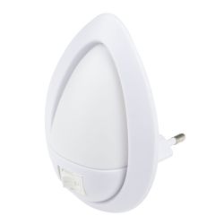 DTL-314 Огонек-White Светильник-ночник. Механический выключатель. Белый. ТМ Uniel