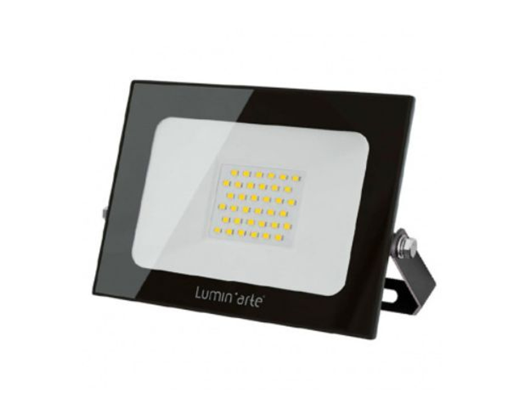 Прожектор светодиодный 30W 5700K IP65 черный Lumin arte LFL-30W/05