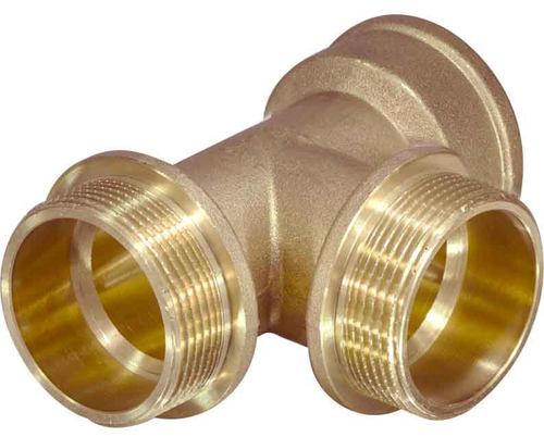 Тройник латун 1/2 Г. х 1/2 Ш. х 1/2 Ш.  ViEiR (120/10шт)