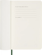 Еженедельник на 2025 год Moleskine Classic Soft (DSK1512WN2) 9х14см мягкая обложка зеленый