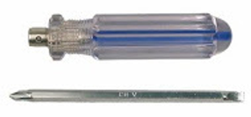 Отвертка универс. 2в1  38мм  (SL6,3 - РН2)  СrV сталь, 6-гр.стержень, пласт.руч (888)  6440060