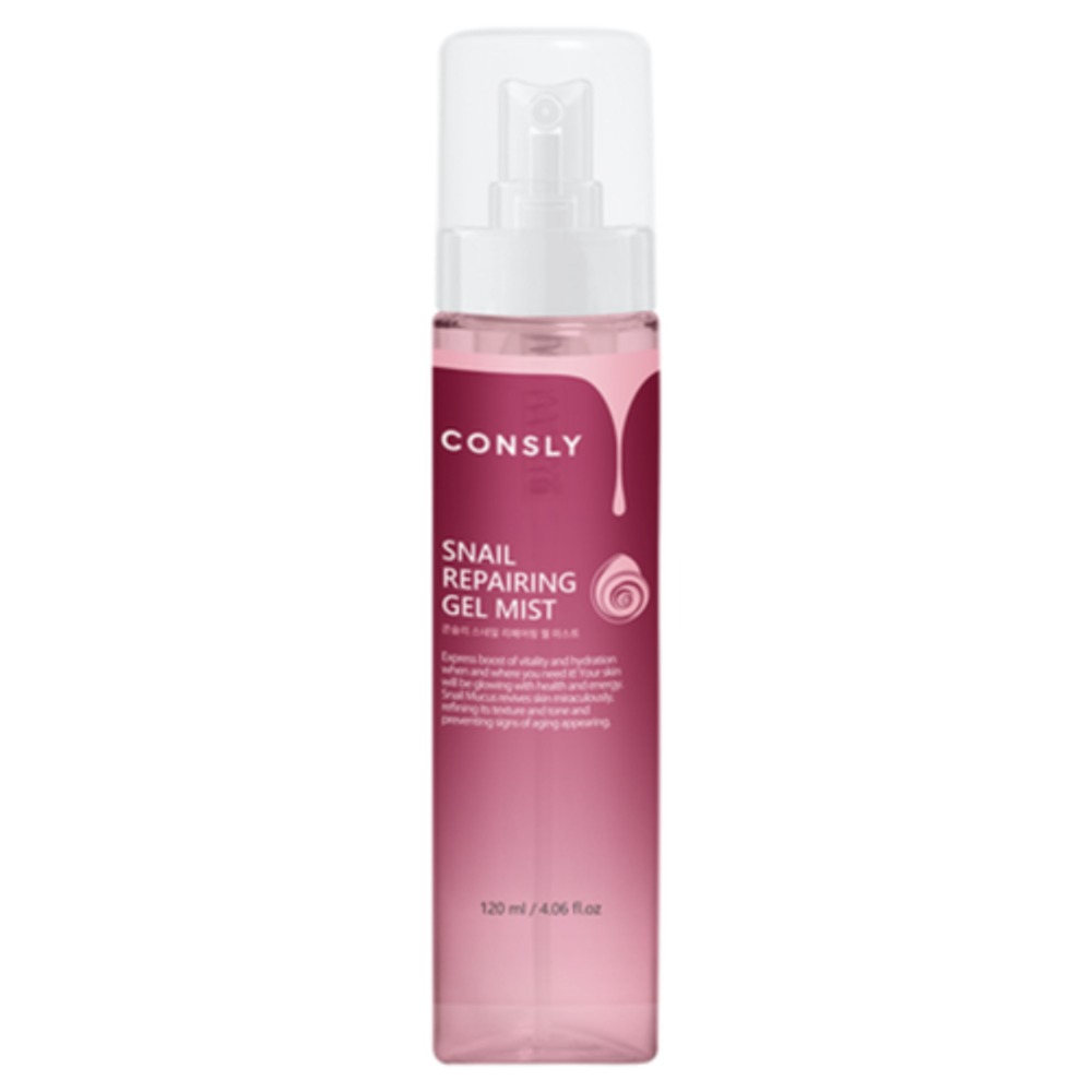 Купить Consly Гель-мист для лица восстанавливающий с муцином улитки - Snail repairing gel mist, 120мл