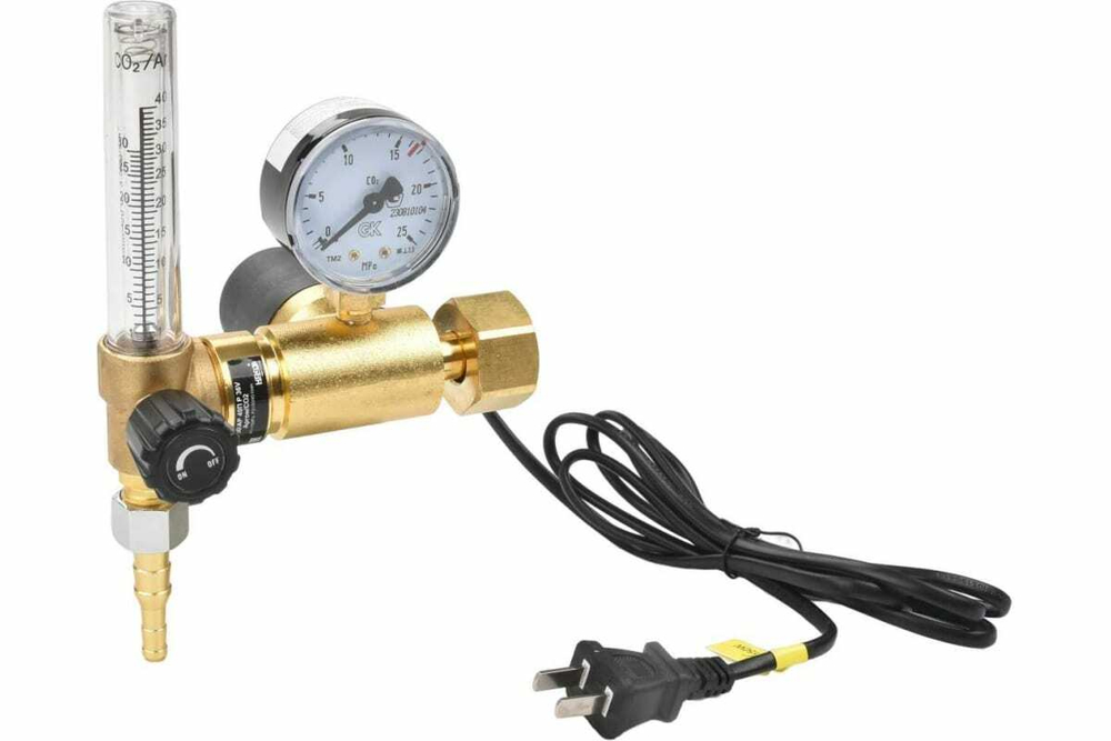 Регулятор У 30/АР 40П Р 36V с ротаметром и встроенным подогревателем 36V - 15/- МПа, вх. G3/4"; вых.