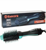 Фен-щётка для волос электрическая SAKURA SA-4206BL