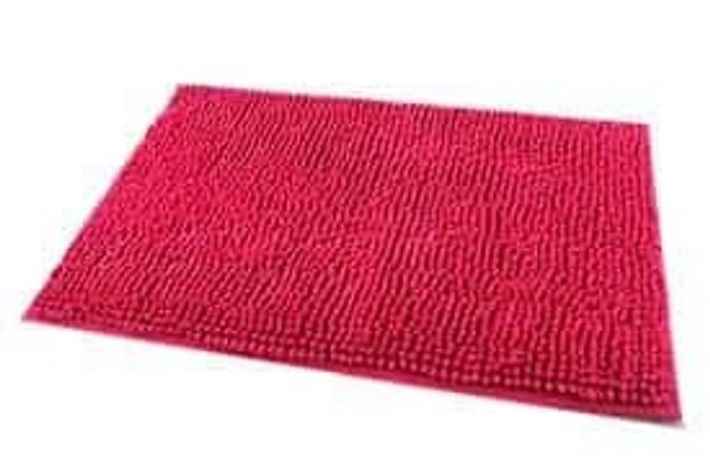 MA1246B (розовый-pink) Коврик для ванной 1-ый (50х70см) (к/к 18)