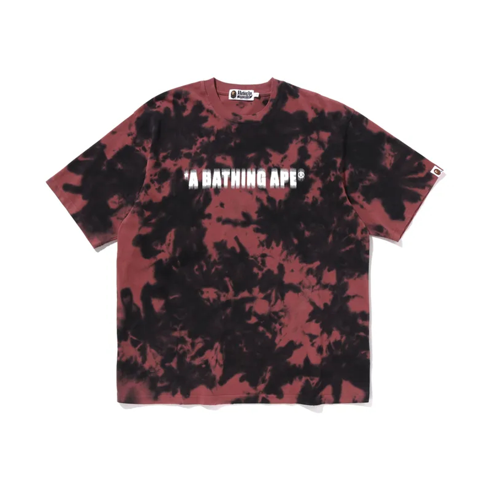 A Bathing Ape Destroyed Bleach Logo Relaxed Fit Tee
