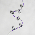 Подвеска в форме буквы "D", 8мм, сталь