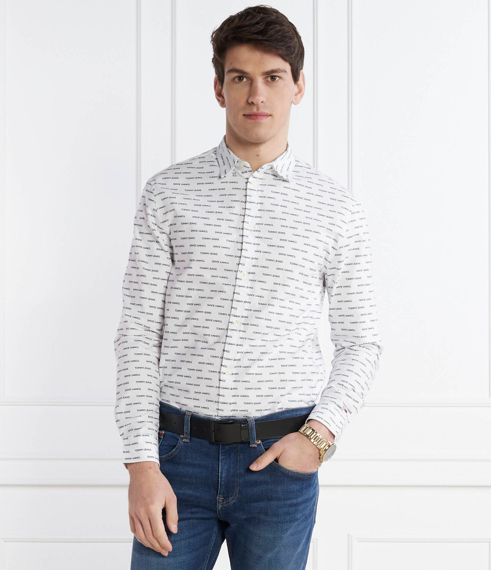 Рубашка CRITTER Tommy Jeans - белый(DM0DM18337)