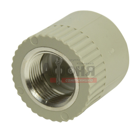 Муфта комб. вн 32х3/4'' VRT® СЕРЫЙ (Россия)