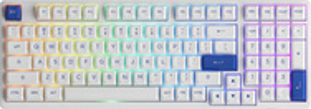 Игровая клавиатура AKKO 3098N (Blue&White/RGB/Hot-Swap/3 Modes, TTC Honey Switch)