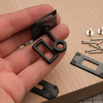 Kelly Depeches 25 // Комплект фурнитуры из нержавеющей стали, цвет черный матовый, с логотипом