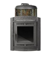 Печь банная «Атмосфера L» в ламелях «Жадеит»